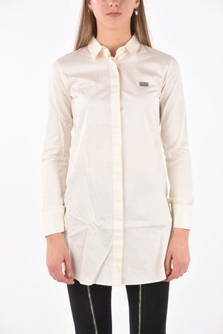 Slim Fit SKULL Long Shirt