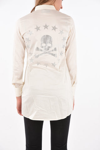 Slim Fit SKULL Long Shirt