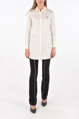 Slim Fit SKULL Long Shirt