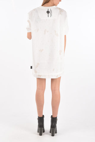 Minidress DESTROY con Logo Stampato