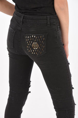 Studded Pocket GOOD MORNING GOD Denims