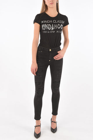 Studded Pocket GOOD MORNING GOD Denims