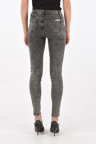 Skinny Fit RUPTURE Rhinestone Embellished Denims