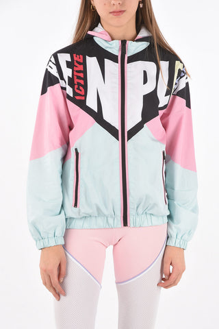 Hooded ACTIVE Nylon Windbreaker