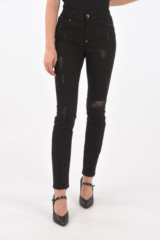 Slim Fit STATEMENT Distressed Denims