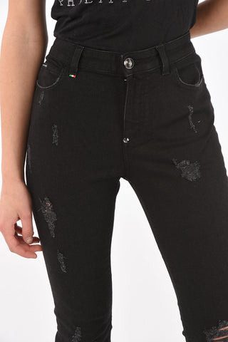 Slim Fit STATEMENT Distressed Denims