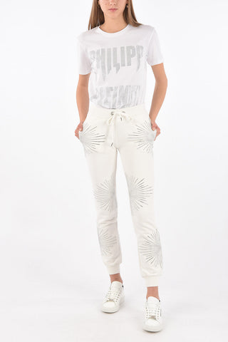 Rhinestone Embellished CRYSTAL Joggers