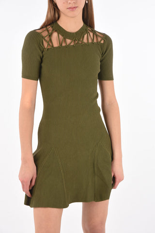 Cut-out Insert TWINE Knitted Dress