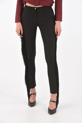 Side Fringed DON'T STRESS YOUR MIND Pants