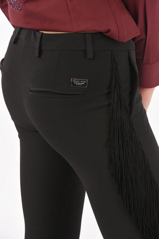 Side Fringed DON'T STRESS YOUR MIND Pants
