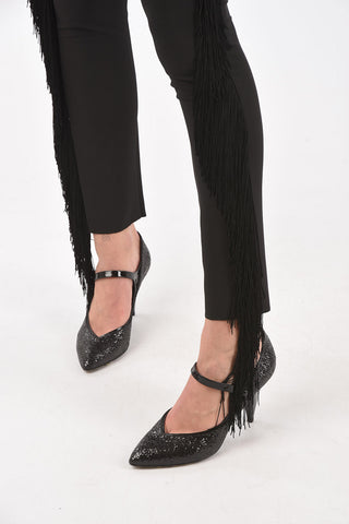Side Fringed DON'T STRESS YOUR MIND Pants
