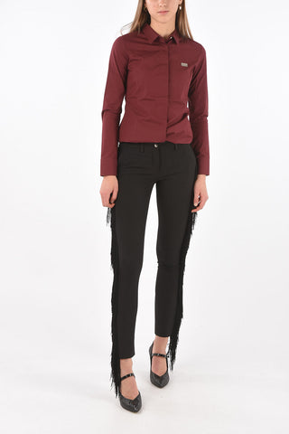Side Fringed DON'T STRESS YOUR MIND Pants