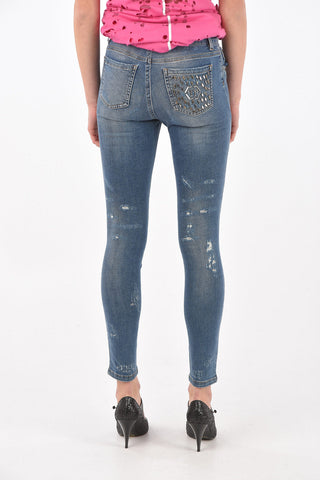 Skinny Fit THUNDER Distressed Denims
