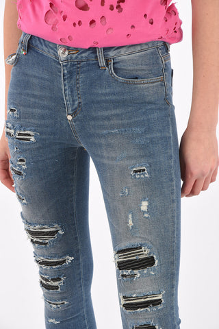 Skinny Fit THUNDER Distressed Denims