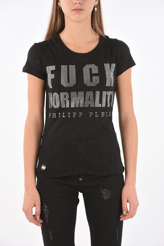 Crew Neck NORMALITY Strass T-Shirt