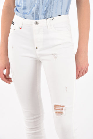 Jeans Slim Fit STATEMENT in Denim Distressed