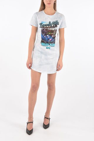 Printed BEVERLY HILLS Crystal Tee Dress