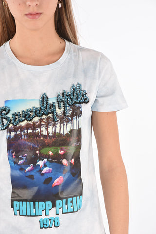 Printed BEVERLY HILLS Crystal Tee Dress