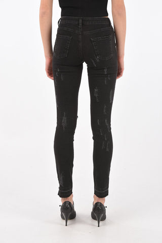 Ankle Zipped ANGEL Distressed Jeans
