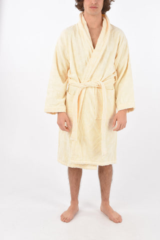 HOME solid color sponge bathrobe