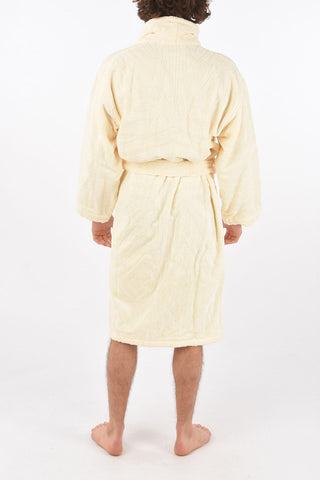HOME solid color sponge bathrobe