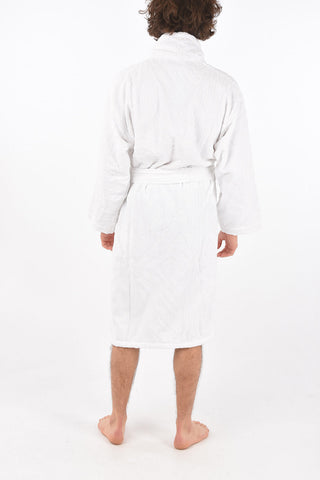HOME solid color sponge bathrobe