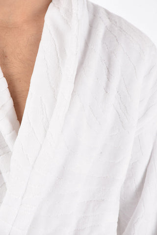 HOME solid color sponge bathrobe