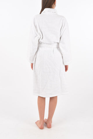 HOME solid color sponge bathrobe