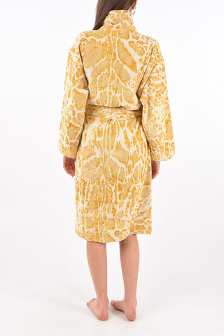 HOME animal printed sponge bathrobe