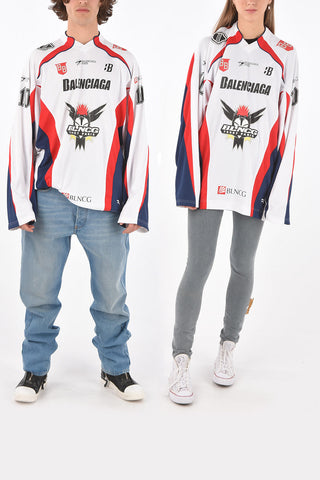 T-Shirt HOCKEY a Maniche Lunghe con Stampa