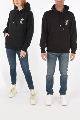 hooded VE-S-GIRK-HOOD-LEO sweatshirt with maxi patch pocket