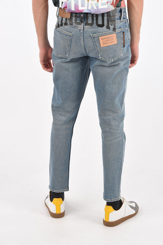 16cm slim fit jeans with print on the back L.30