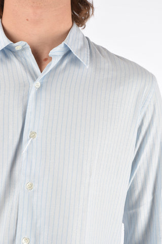 Semi-sheered Awning Striped DAN Shirt 