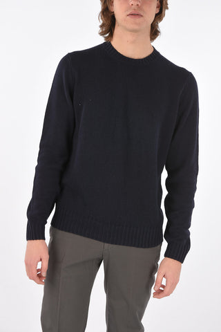 silk crew-neck sweater