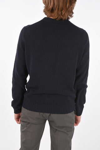 silk crew-neck sweater