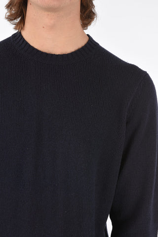 silk crew-neck sweater