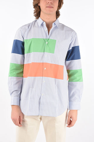 SHIRT camicia a righe collo italiano