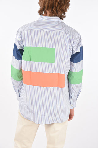 SHIRT camicia a righe collo italiano