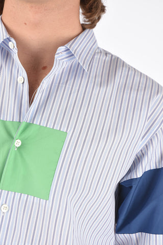 SHIRT camicia a righe collo italiano