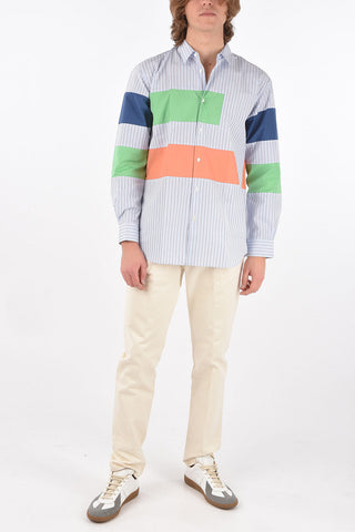 SHIRT camicia a righe collo italiano