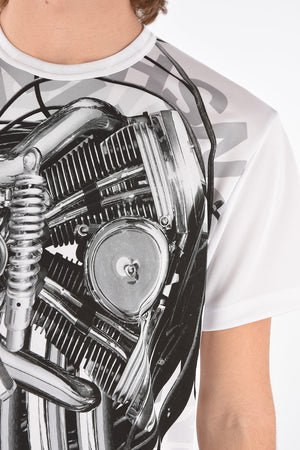 HOMME PLUS printed crew-neck t-shirt