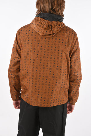 Monogram Printed Jacket with Hood