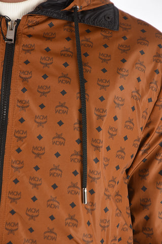 Monogram Printed Jacket with Hood