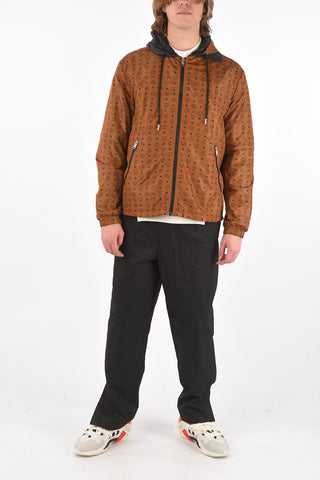 Monogram Printed Jacket with Hood