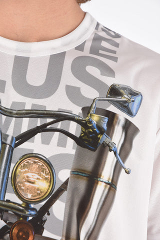 HOMME PLUS t-shirt girocollo stampata