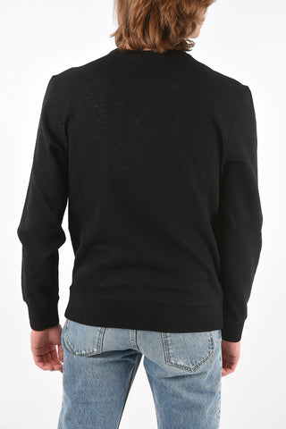 Crew Neck SKULL Lurex Sweatshirt
