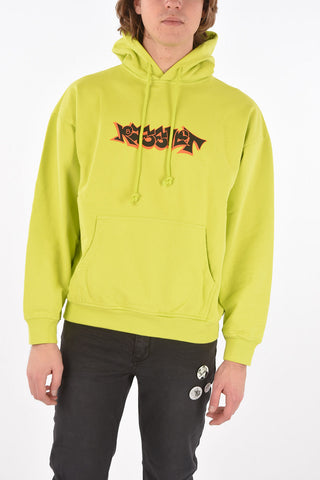 hooded sweatshirt with print on the front