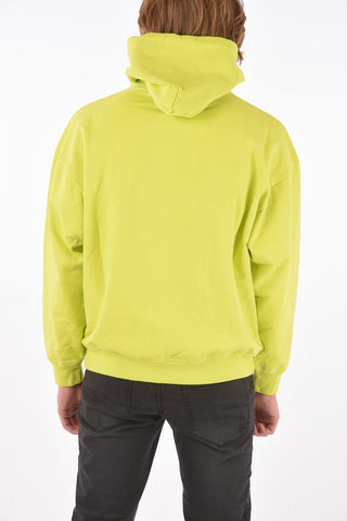 hooded sweatshirt with print on the front