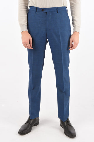 wool side vents notch lapel 2-button suit