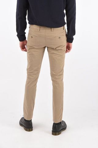 stretch cotton slim fit chinos pants